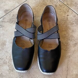 Remonte Rieker leather slip on shoes size 38